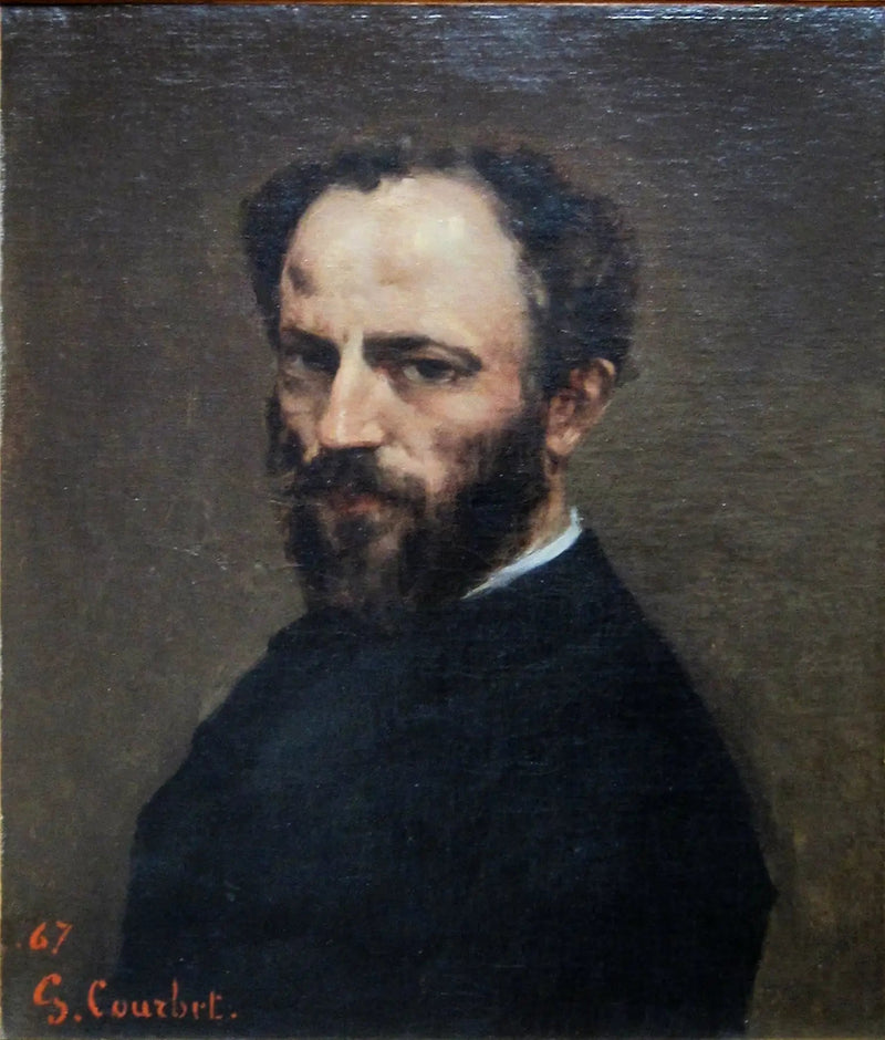 Portret Amand Gautier (1825-1894), malarz - Gustave Courbet