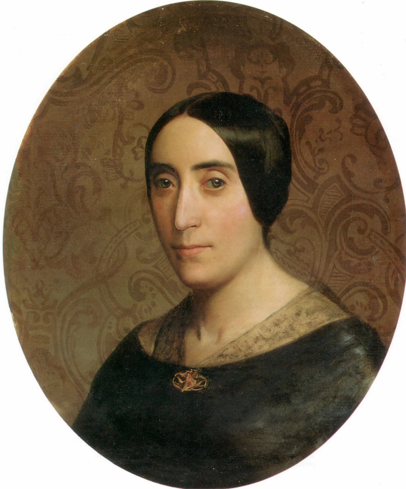 Portret Ameliny Dufaud, żony Bouguereau, ciotki artysty - Bouguereau
