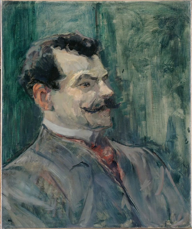 Portret Andréa Rivoire'a - Henri de Toulouse-Lautrec