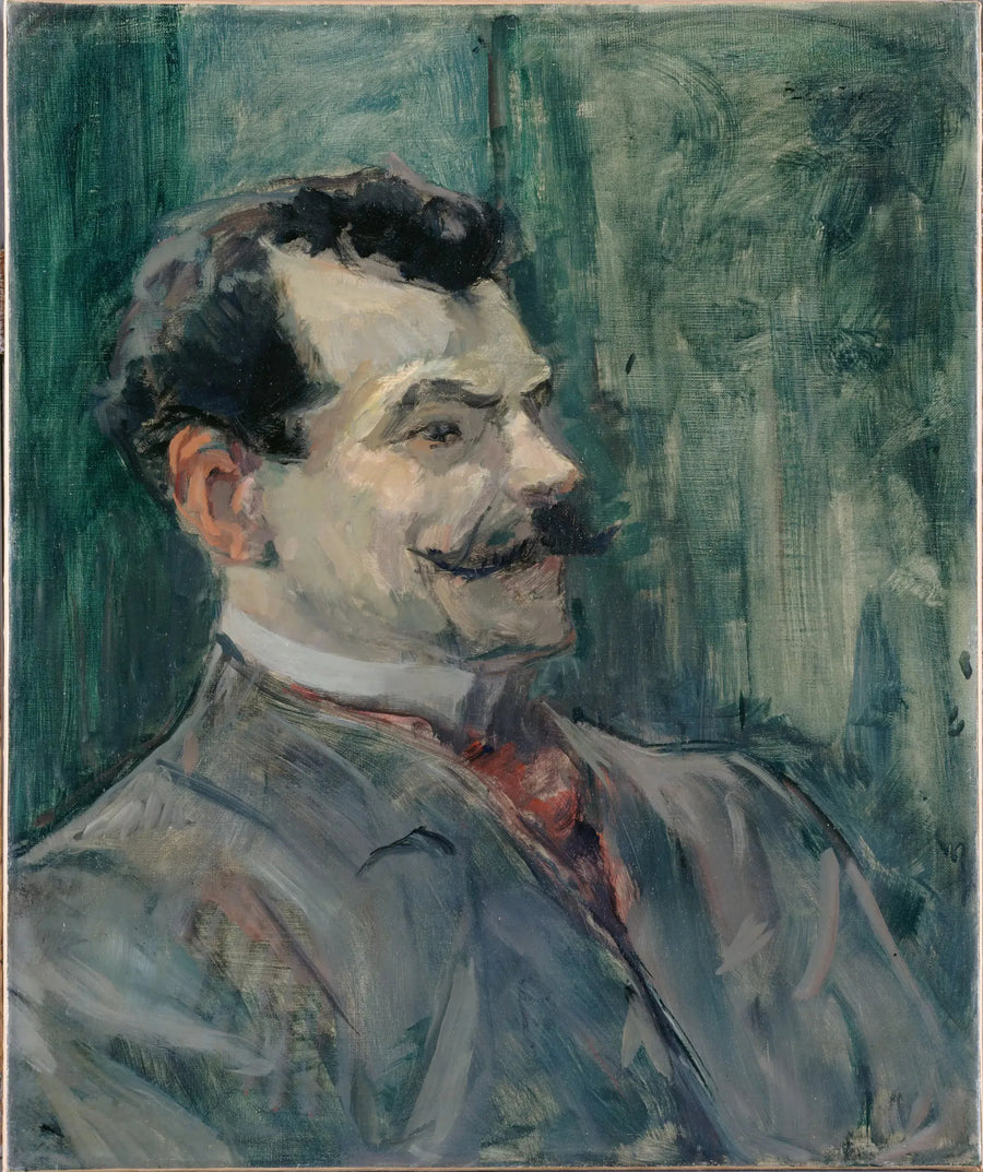 Portret Andréa Rivoire'a - Henri de Toulouse-Lautrec