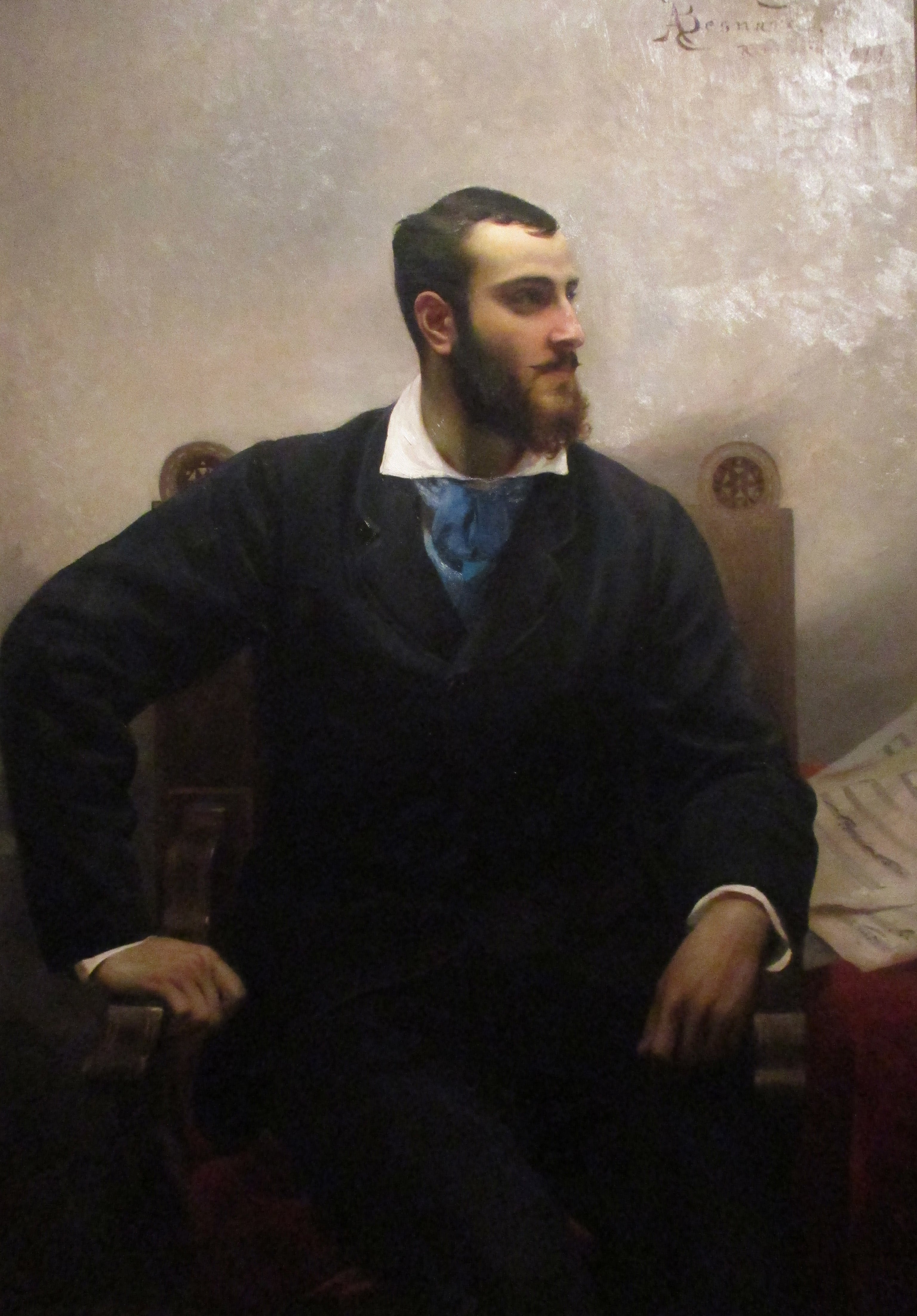 Portrait d'André Wormser (1851-1926), pianiste et compositeur - Albert Besnard