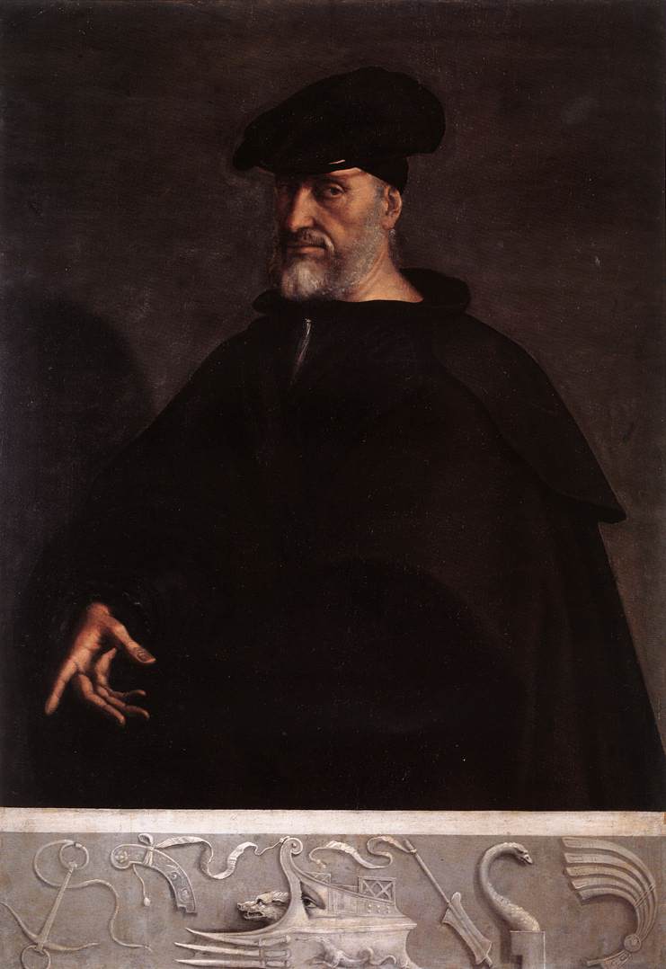 Portret Andre Dory - Sebastiano del Piombo