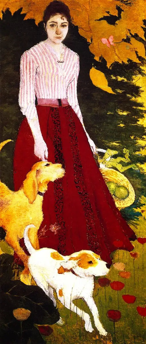Portret Andrée Bonnard, siostry artysty - Pierre Bonnard