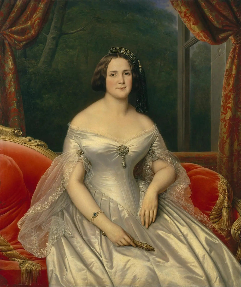 Portret Anny Benardaki - Charles de Steuben