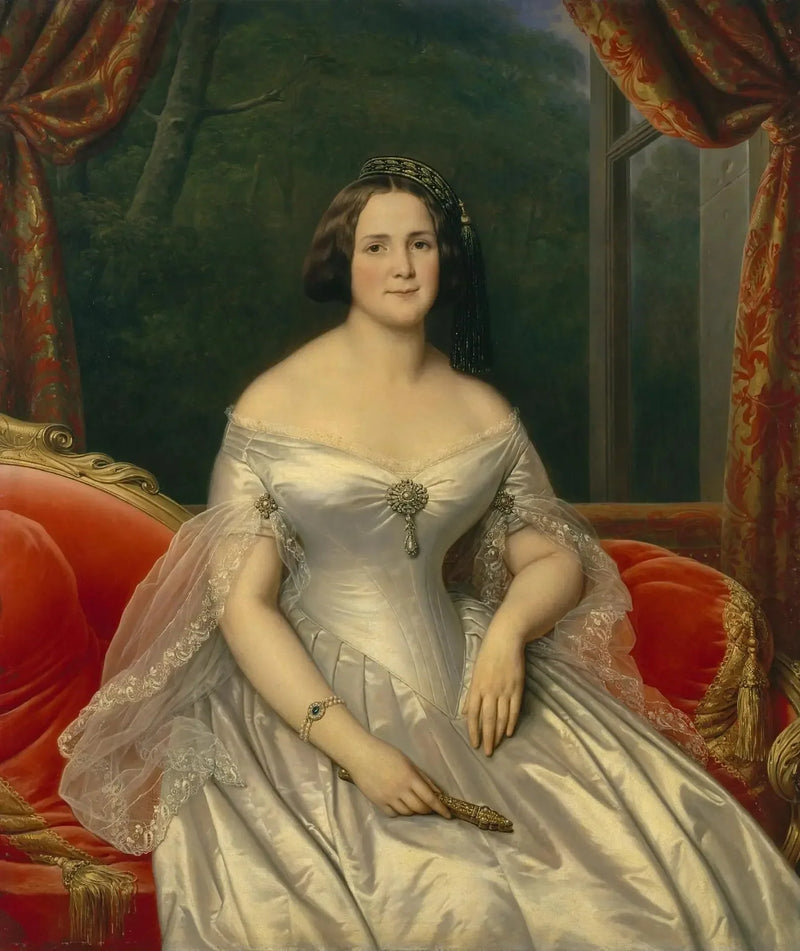 Portret Anny Benardaki - Charles de Steuben