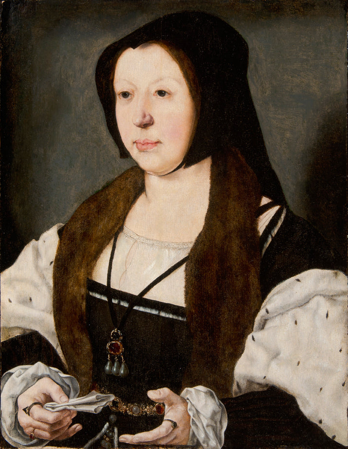 Portret Anny de Bergh, markizy z Veere - Jan Gossaert