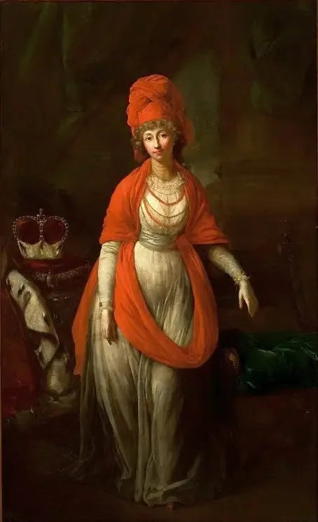 Portret Anny Dorothée von Medem, księżnej Kurlandii. - Anton Graff