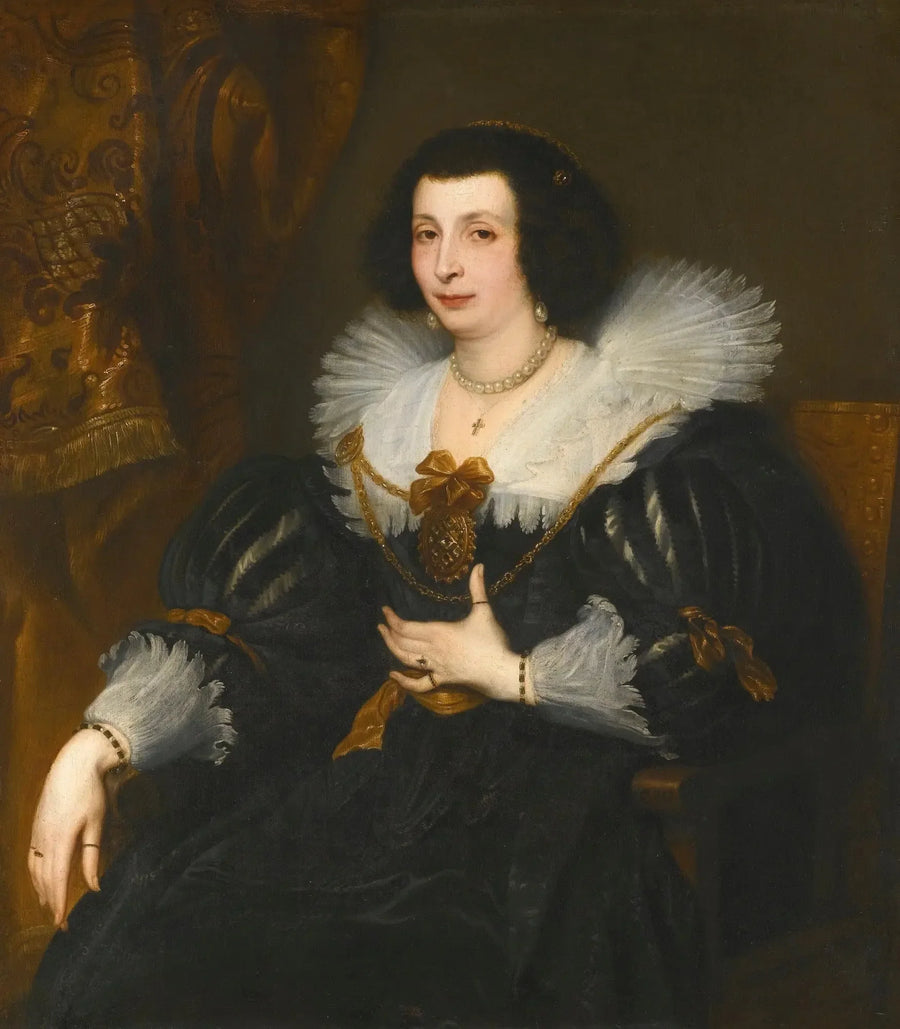 Portret Anny Marii de Çamudio - Antoine van Dyck