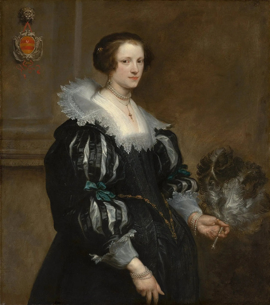 Portret Anny Wake (1605-1669) - Antoine van Dyck