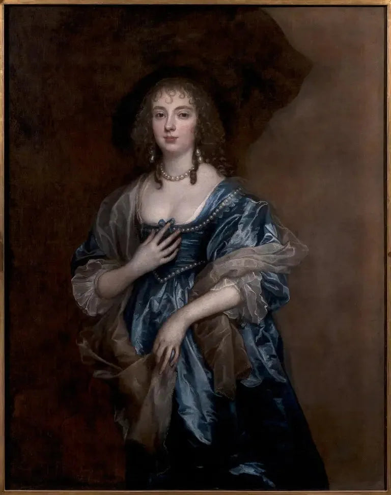 Portret Anne, Lady Russell, przyszłej hrabiny Bedford (1615-1684) - Antoine van Dyck