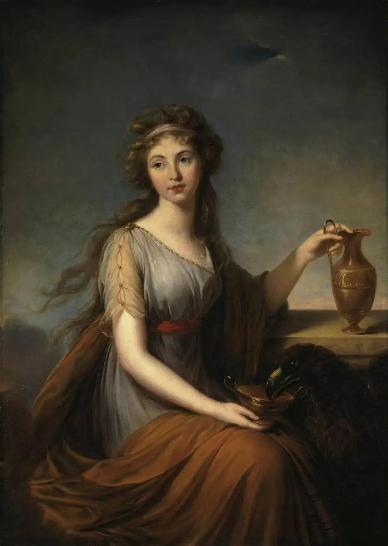 Portret Anne Pitt jako Hebe - Élisabeth Vigée Le Brun