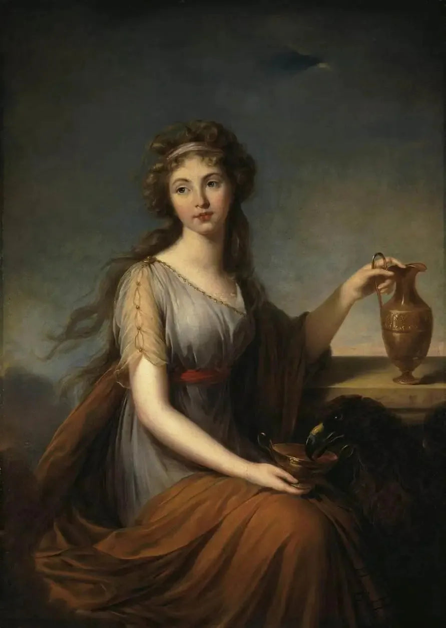Portret Anne Pitt jako Hebe - Élisabeth Vigée Le Brun