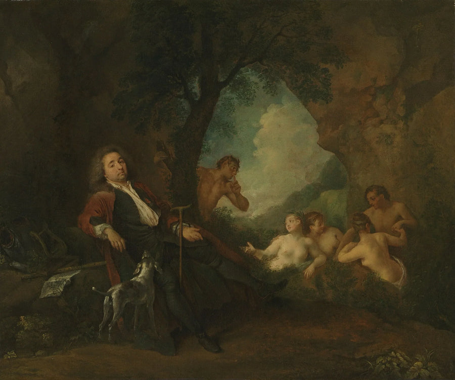 Portret Antoine de La Roque - Antoine Watteau