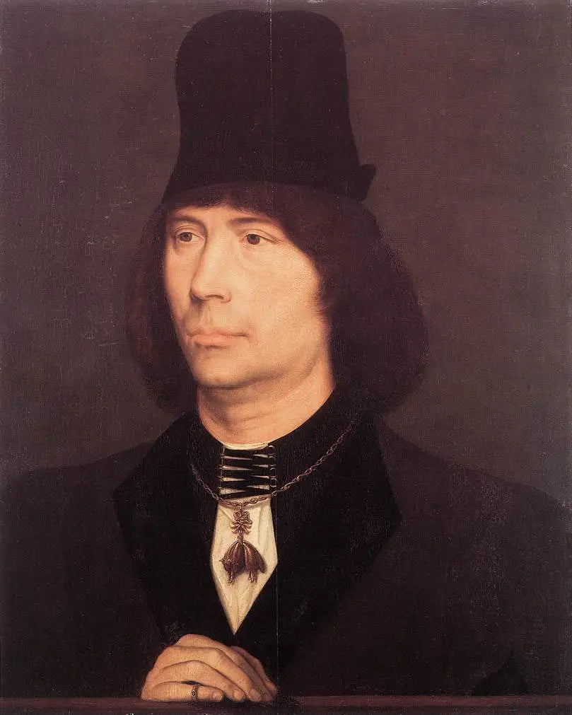 Portret Antoine'a, wielkiego nieślubnego syna Burgundii - Hans Memling