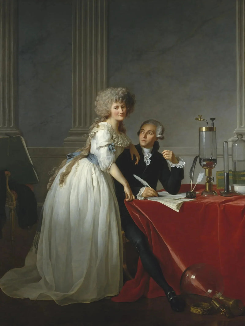 Portret Antoine-Laurenta Lavoisiera i jego żony - Jacques-Louis David