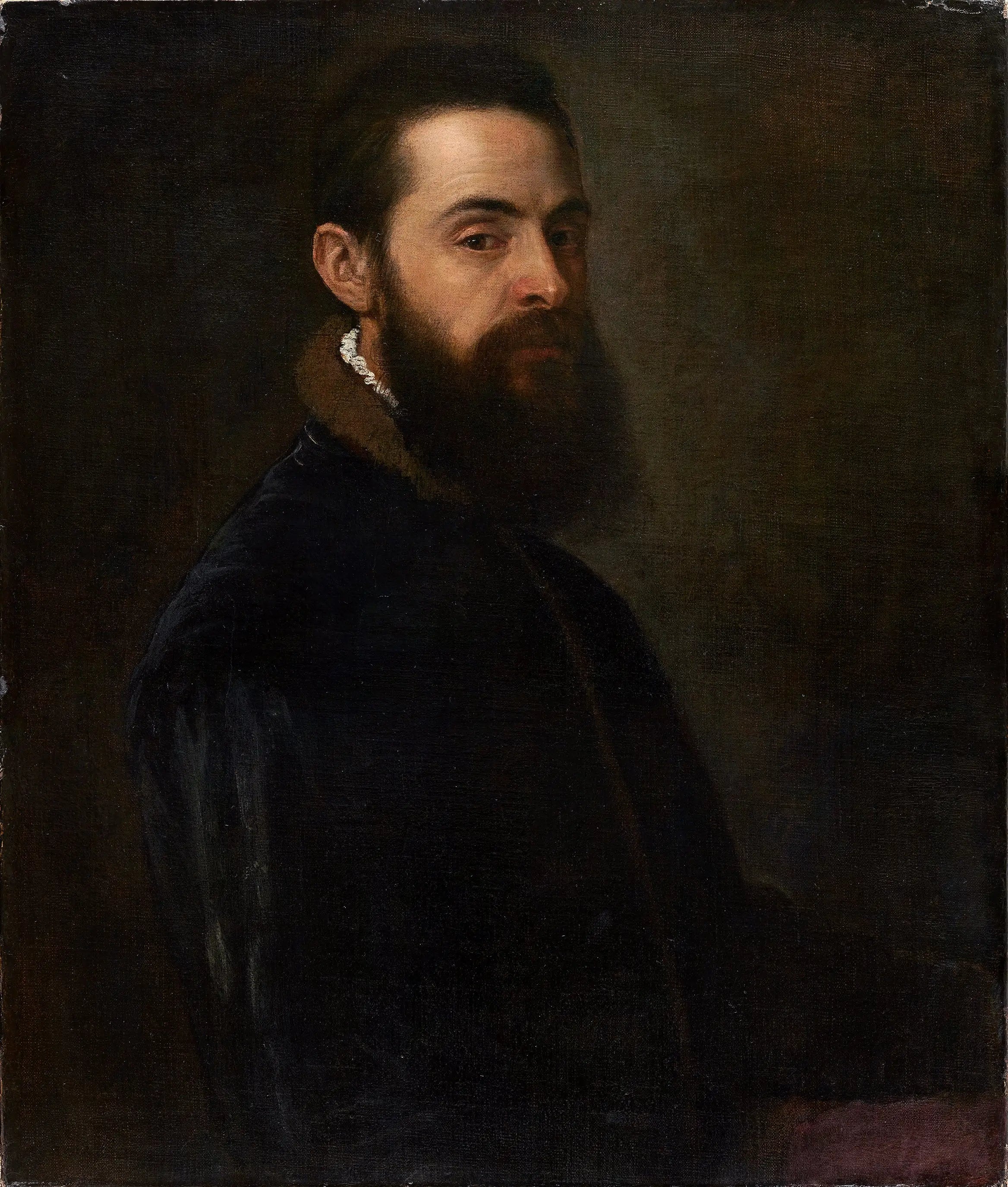 Portrait d'Antonio Anselmi - Titian image 1 copie peinte à la main à l’huile