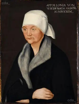 Portret Apollonii von Wiedebach - Lucas Cranach Starszy