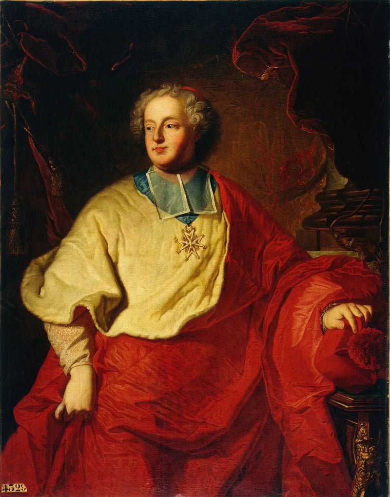 Portret Armanda Gastona Maximiliena de Rohan (1674-1749) - Hyacinthe Rigaud