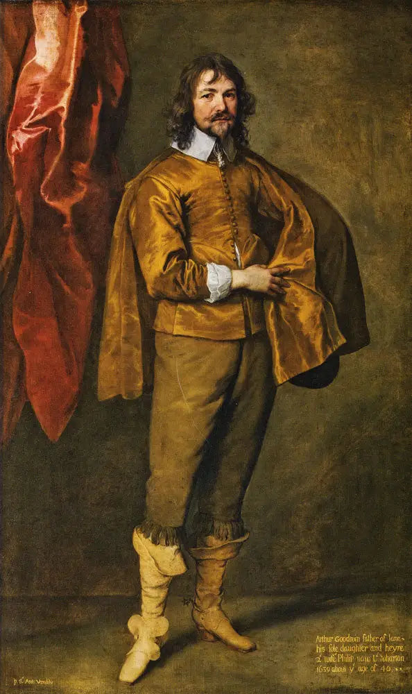 Portret Arthura Goodwina (zmarł w 1643 roku) - Antoine van Dyck