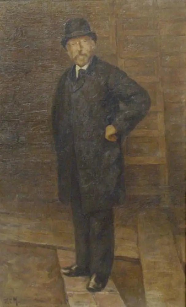 Portret Egberta Kuipersa (1828-1892) - Piet Mondrian