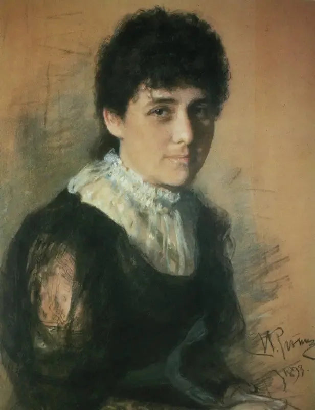Portret Eleny Pavlovny Tarkhanovej-Antokolskiej - Ilya Repin