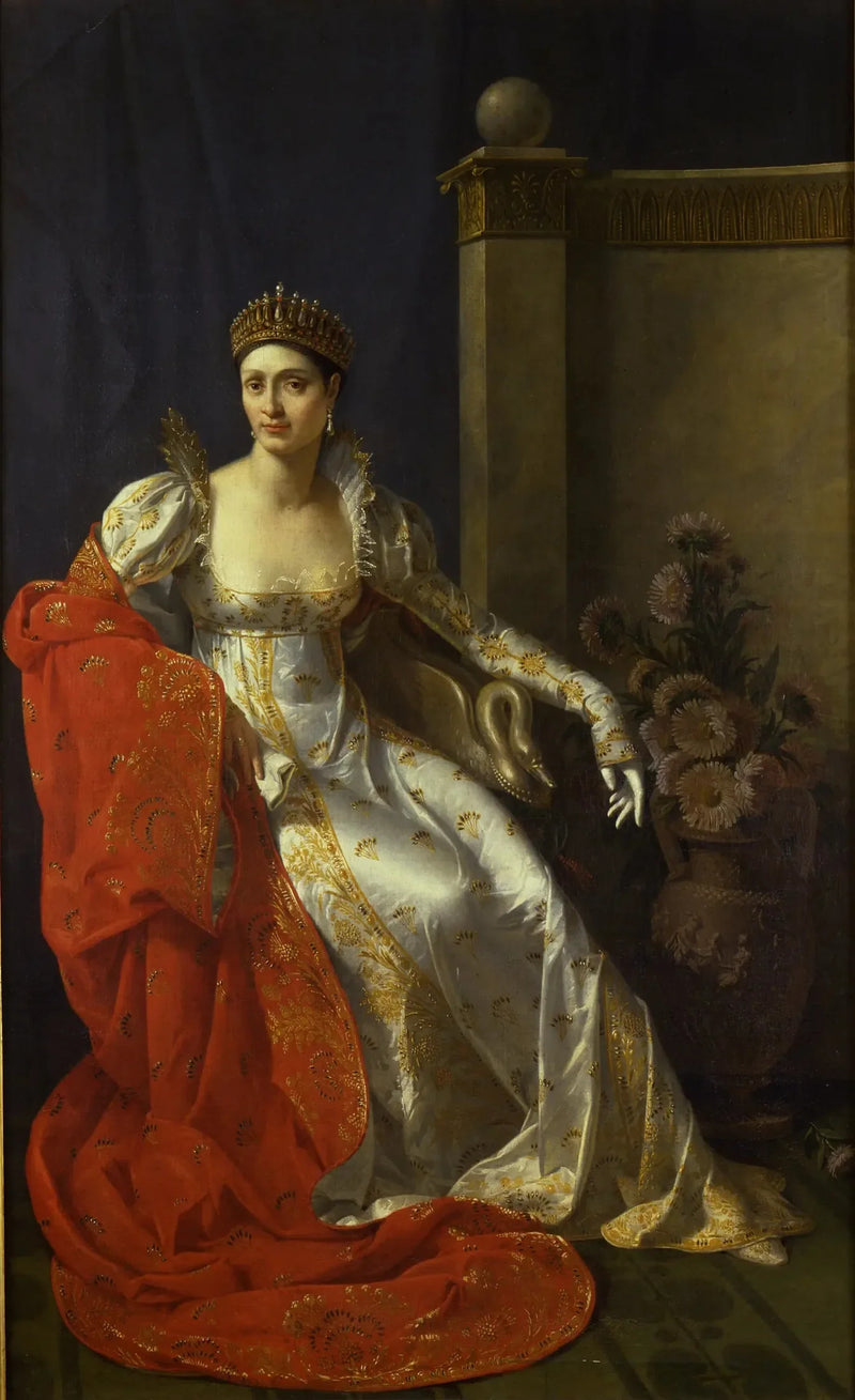 Portret Élisy Bonaparte, wielka księżna Toskanii - Marie-Guillemine Benoist