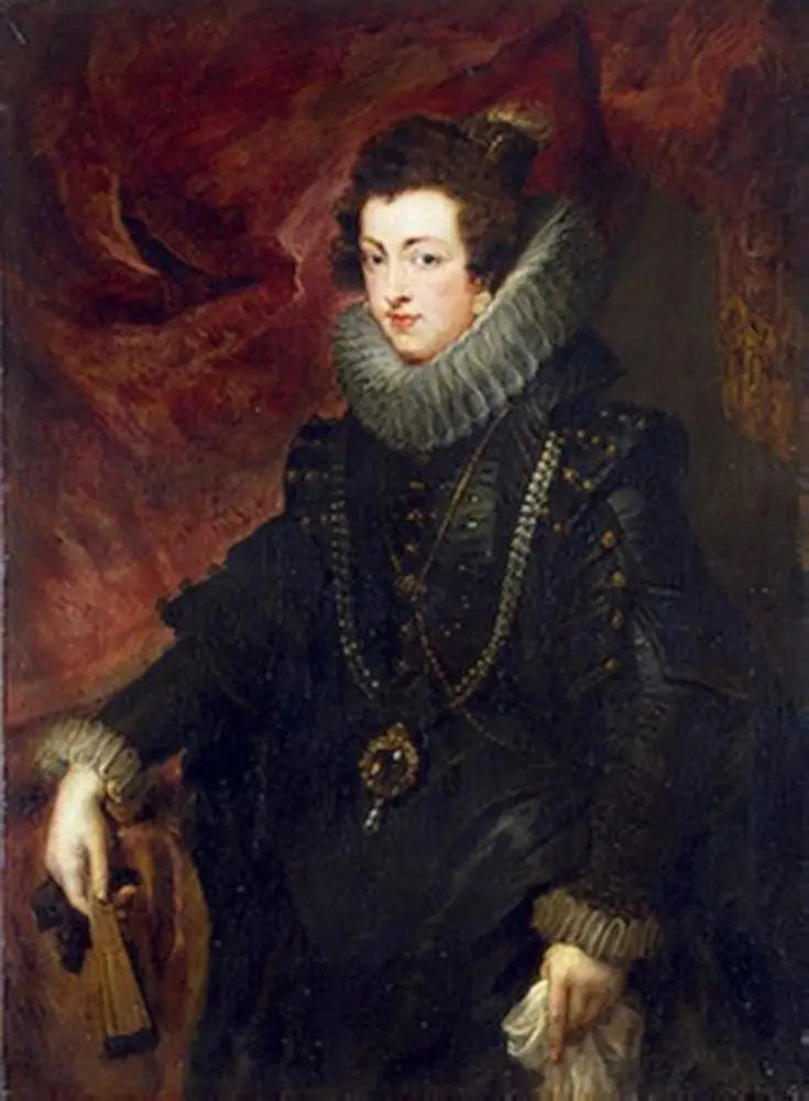 Portret Elżbiety de Bourbon, królowej Hiszpanii - Peter Paul Rubens