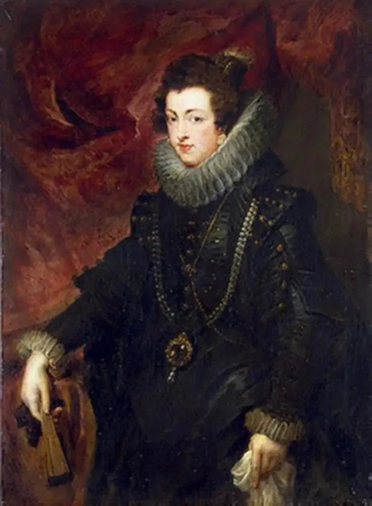 Portret Elżbiety de Bourbon, królowej Hiszpanii - Peter Paul Rubens
