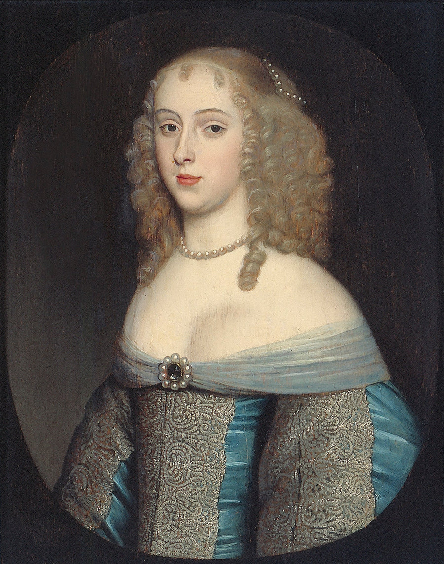 Portret Elżbiety van Nassau-Beverweerd (1633-1718) - Gerrit van Honthorst