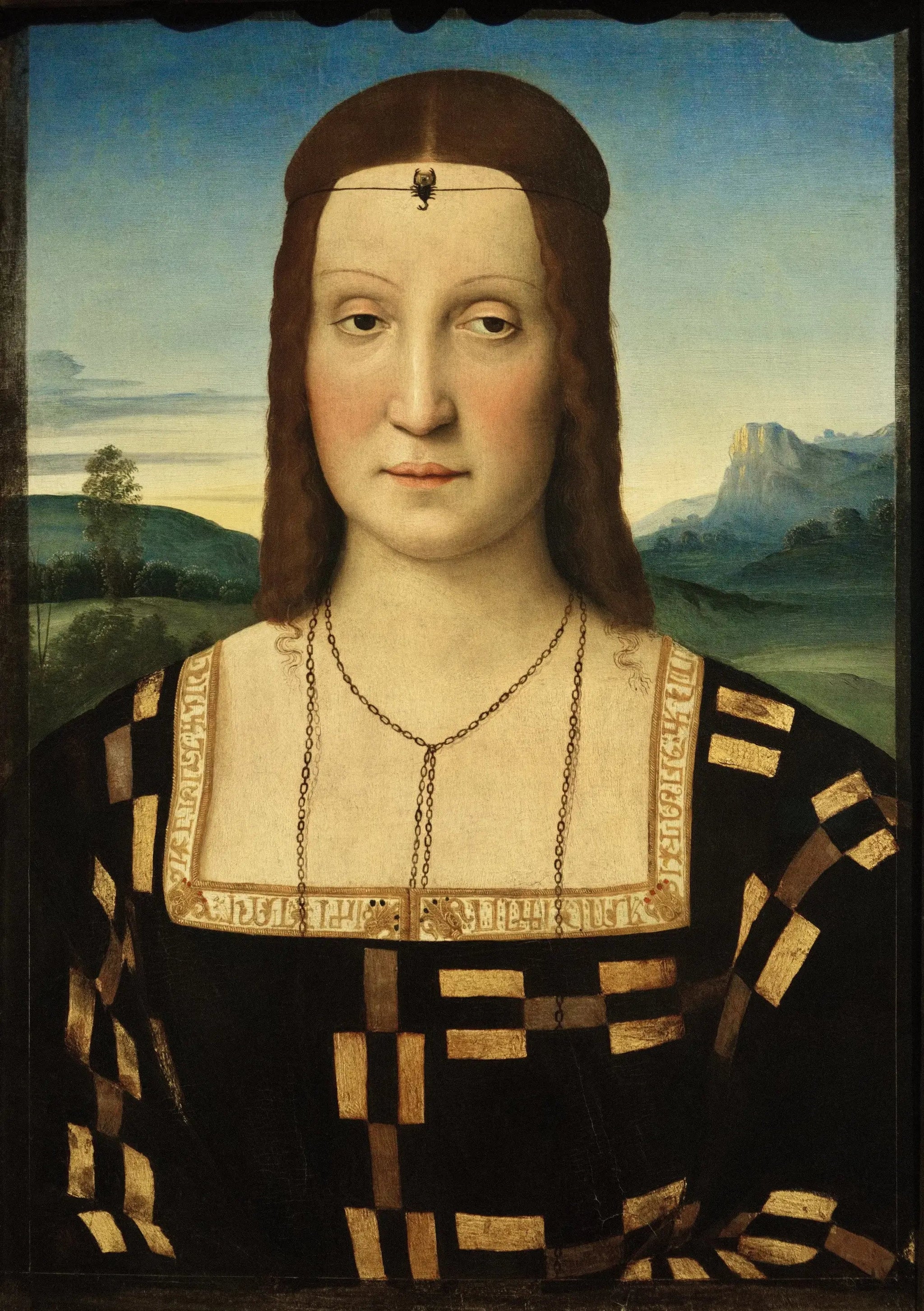 Portrait d'Elisabetta Gonzaga - Raphaël Sanzio image 1 reproduction de peinture à l’huile