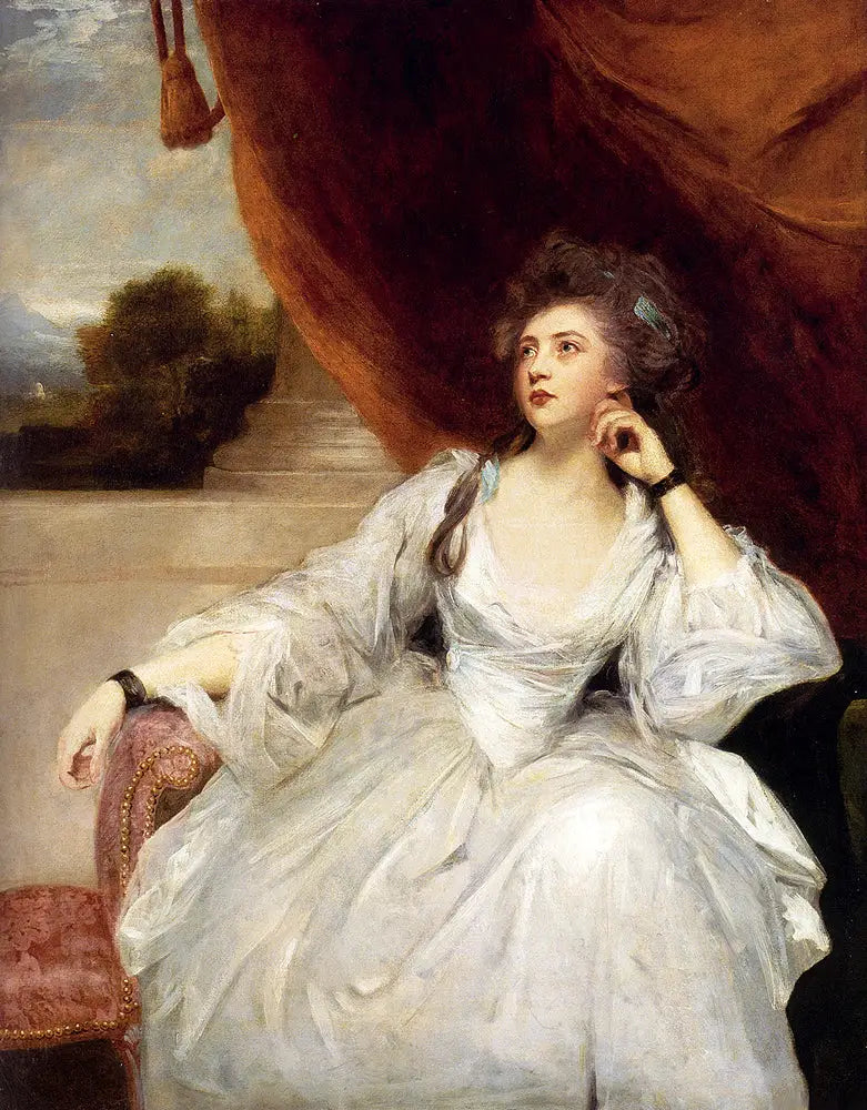 Portret Elizabeth Falconer, pani Stanhope, jako kontemplacja - Joshua Reynolds