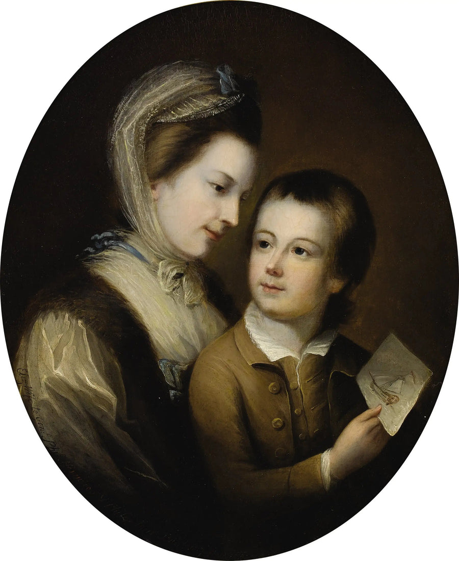 Portret Elżbiety Honywood i jej syna Philipa, 1767 - Thomas Gainsborough