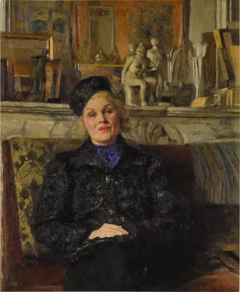Portret Elviry Popesco - Édouard Vuillard