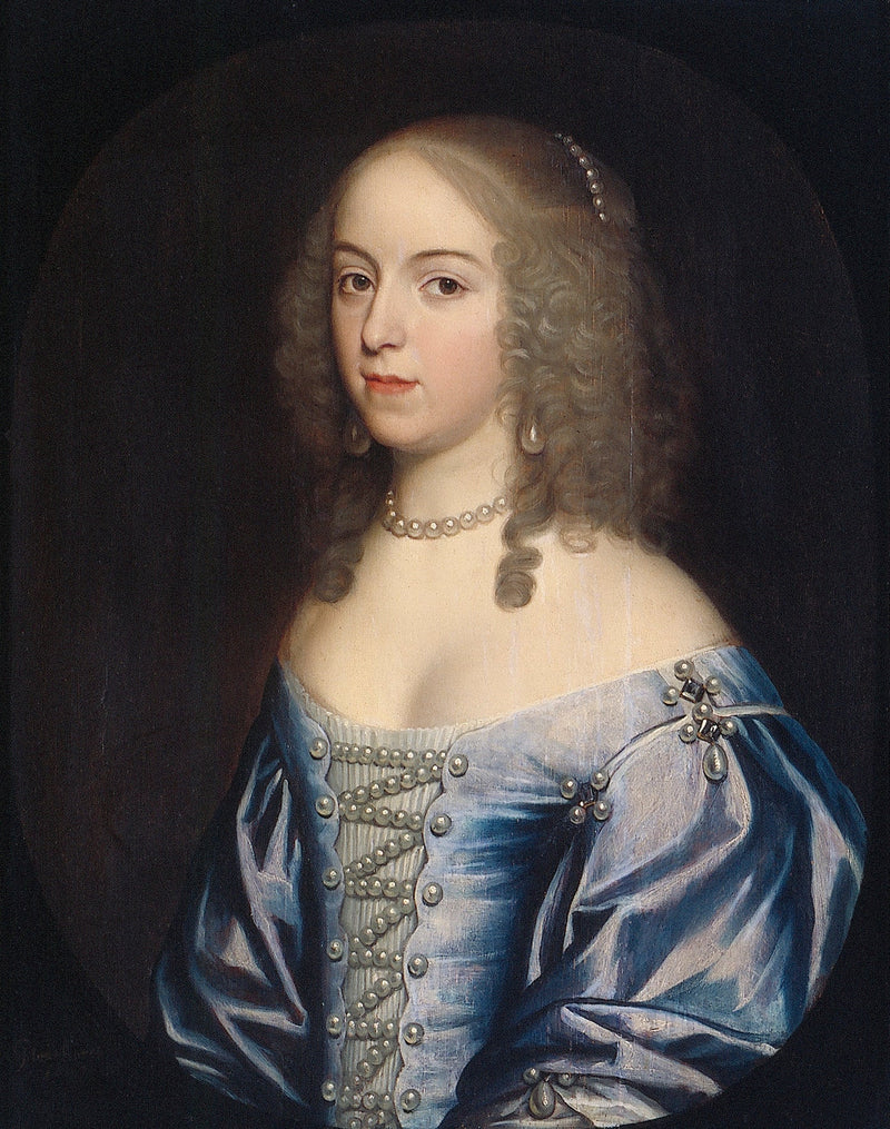 Portret Emilii van Nassau-Beverweerd (około 1635-1718) - Gerrit van Honthorst
