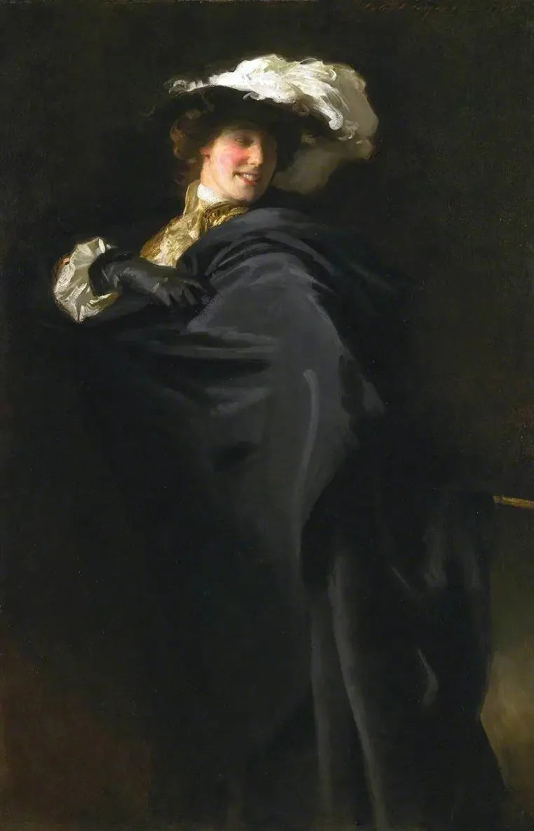 Portret Eny Wertheimer: A Vele Gonfie - John Singer Sargent