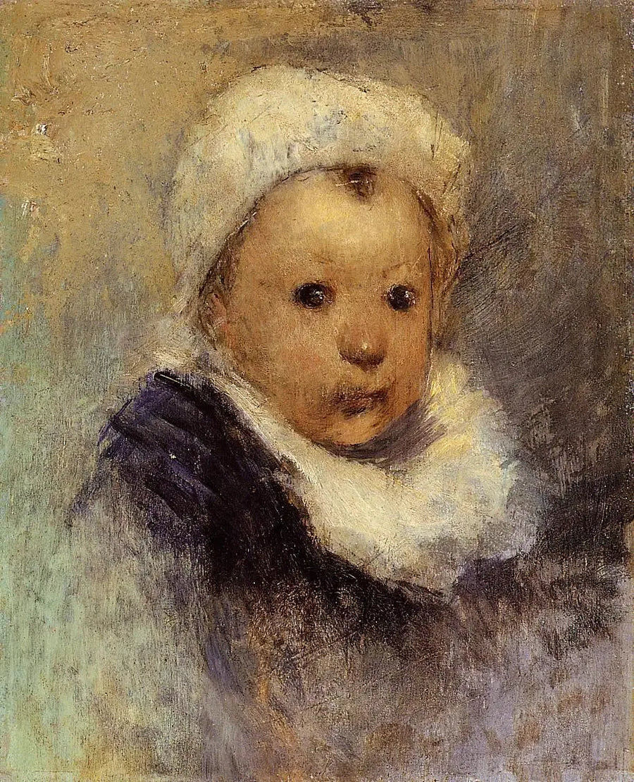 Portret dziecka, być może Aline Gauguin - Paul Gauguin