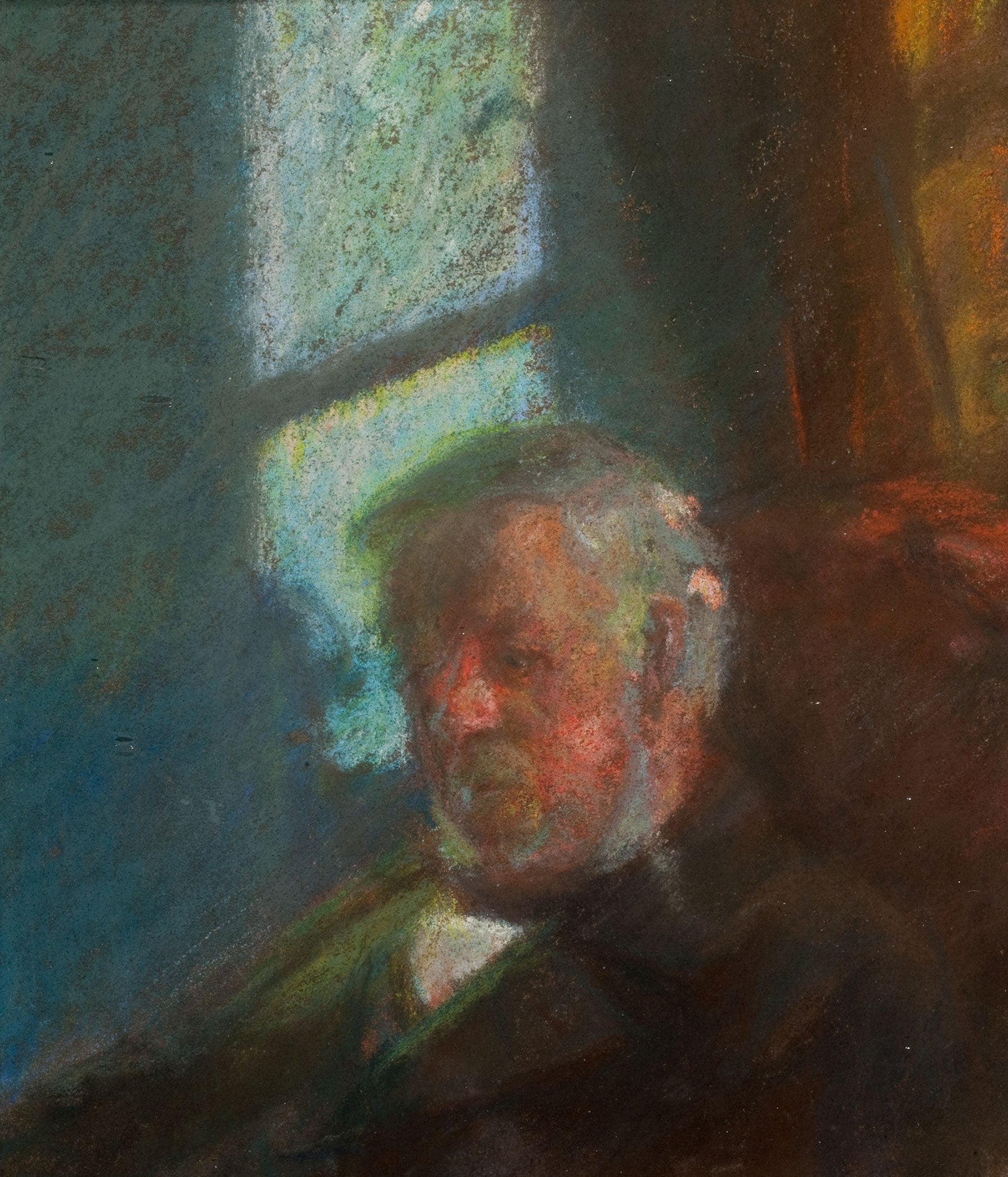 Portrait d'Erik Brøndum. - Anna Ancher image 1 copie peinte à la main à l’huile