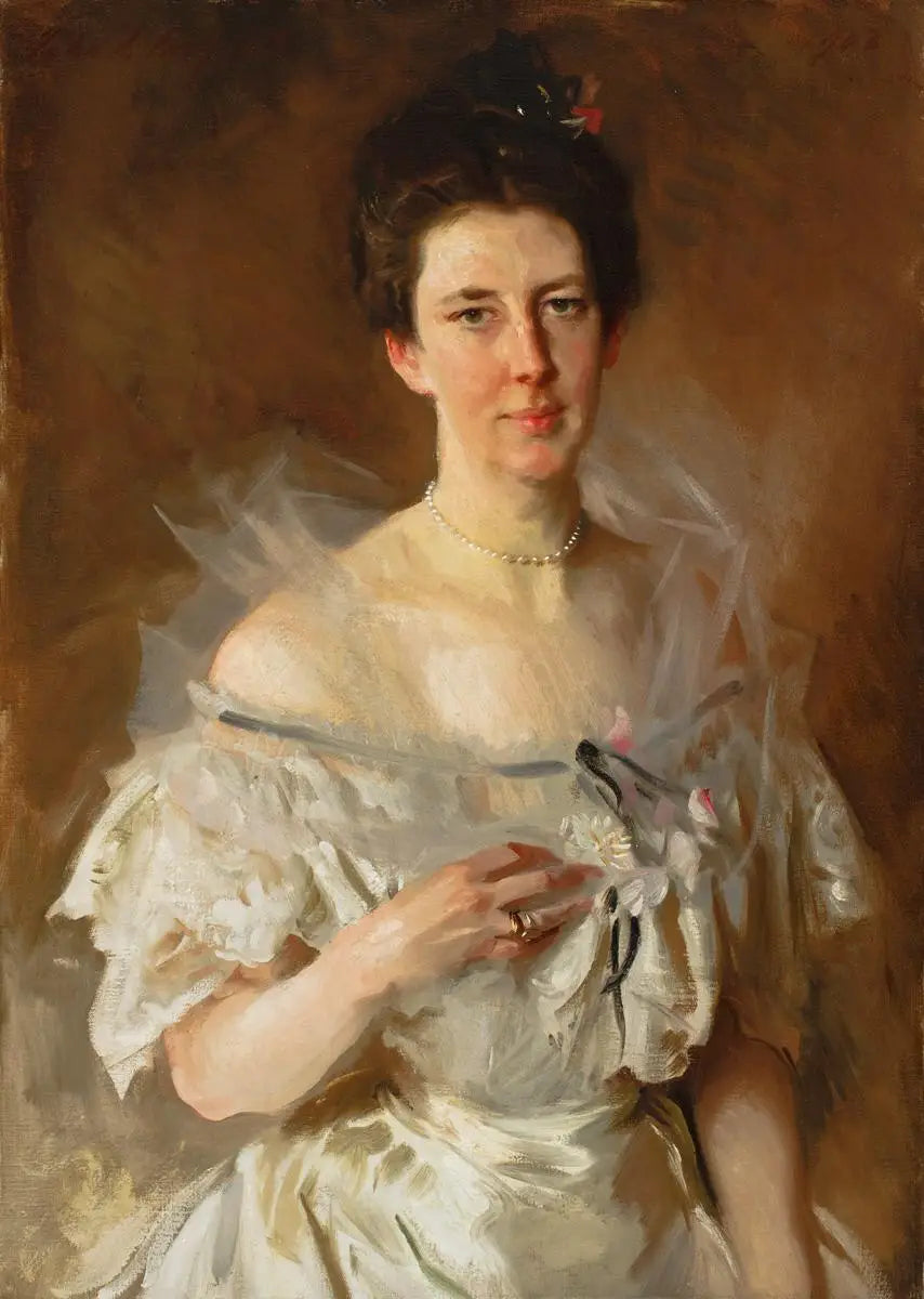 Portret Esther Fiske Hammond, pani Gardiner Greene Hammond - John Singer Sargent