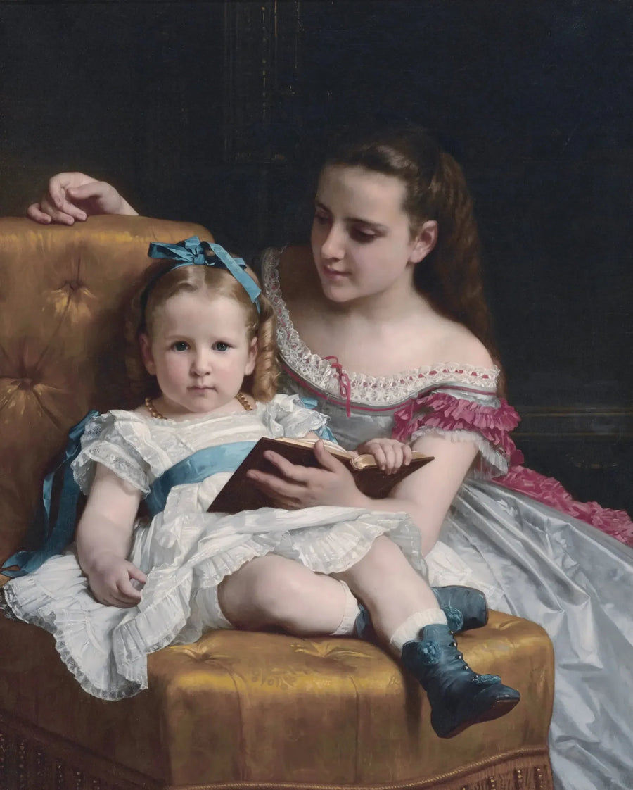Portret Ewy i Francesa Johnstona - Bouguereau