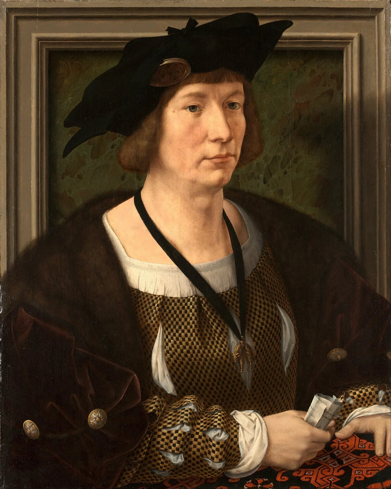Portret Hendrika III, hrabiego Nassau-Breda - Jan Gossaert