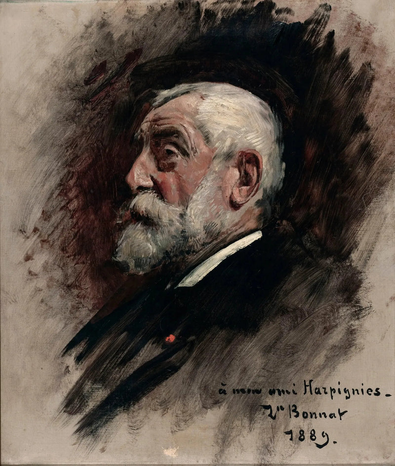 Portret Henri Harpignies - Léon Bonnat