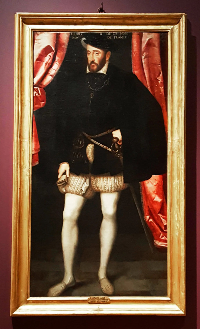Portret Henryka II - François Clouet