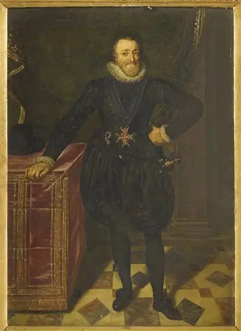 Portret Henryka IV - Frans Pourbus Młodszy