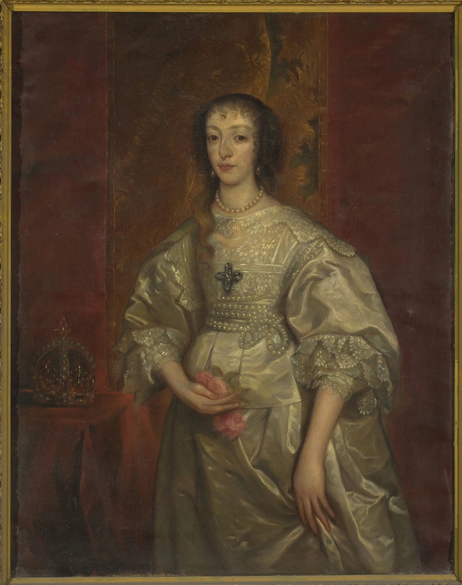 Portret Henriette Marie (1609-1699), królowej Anglii - Antoine van Dyck