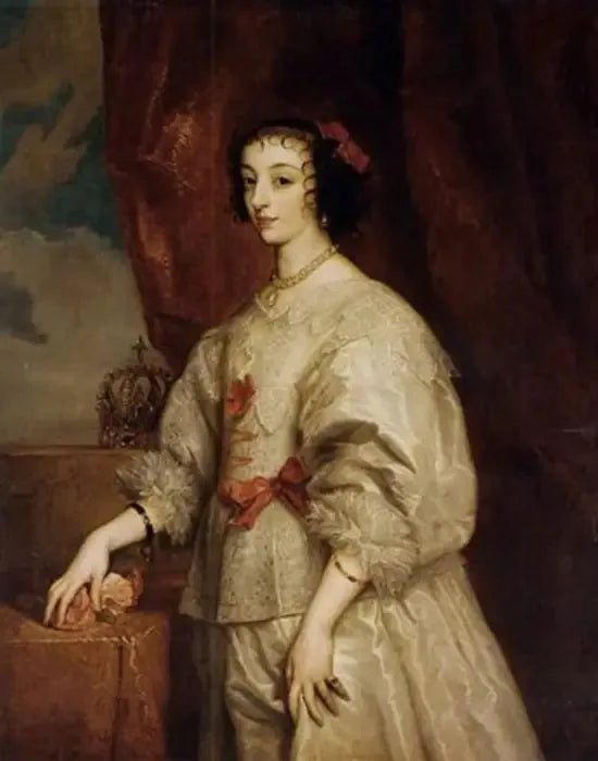 Portret Henriette Marie - Antoine van Dyck