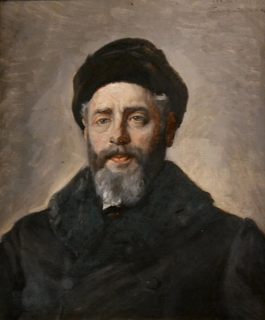 Portrait d'Henrik Pontopidan - Michael Peter Ancher