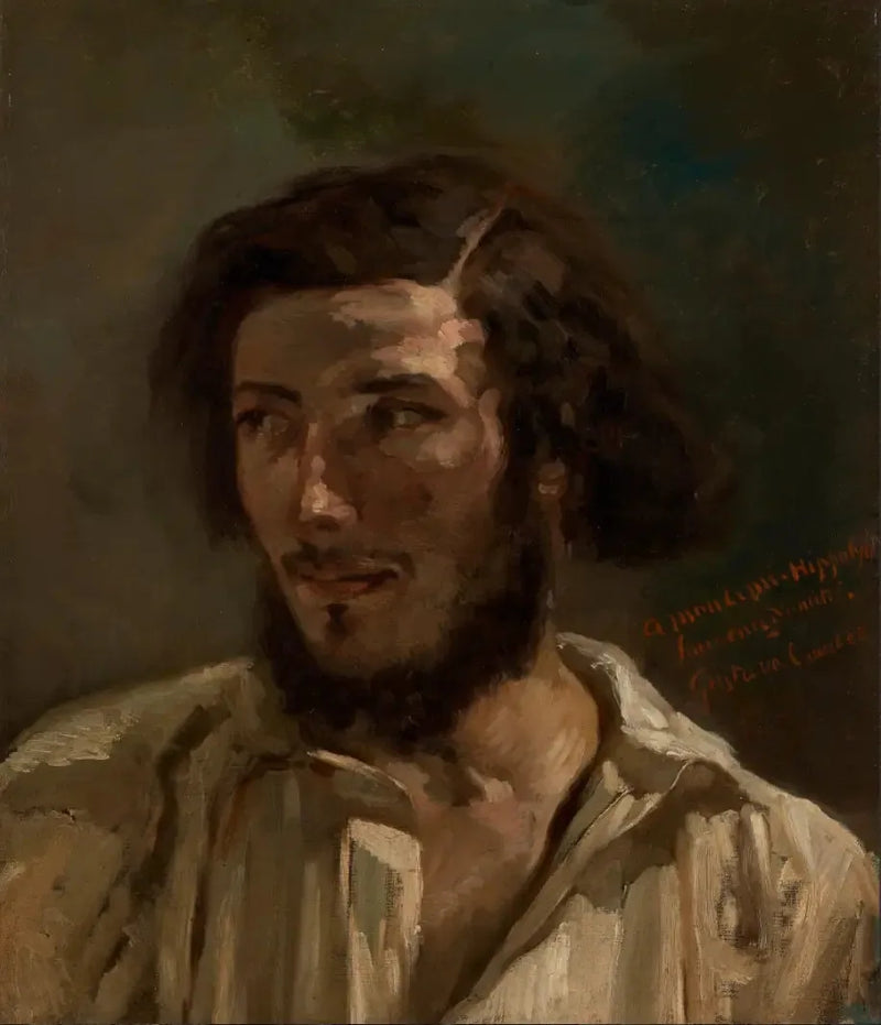Portret Hippolyte'a (Pradelles?) - Gustave Courbet