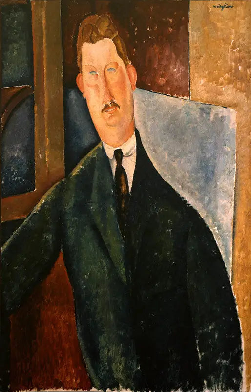 Portret mężczyzny - Amedeo Modigliani