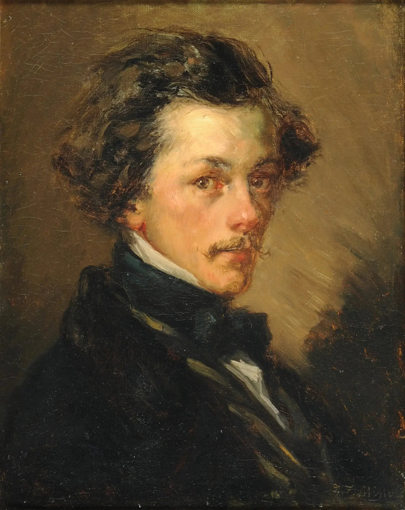 Portret anonimowego mężczyzny - Jean-François Millet
