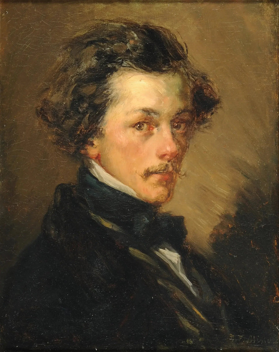 Portret anonimowego mężczyzny - Jean-François Millet